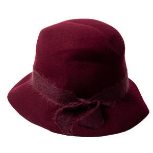 MARZI BORDO WOOL FELT HAT | WOMENS SIZE M